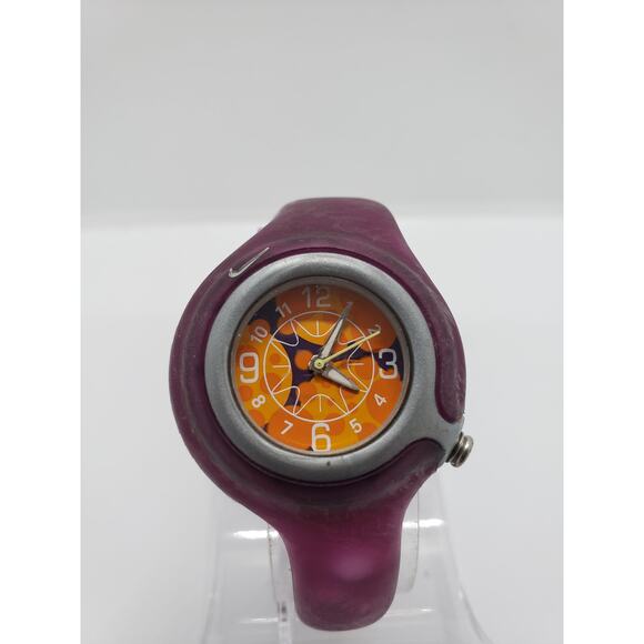 Nike purple and orange women's watch. Offset watch face. - Picture 1 of 8